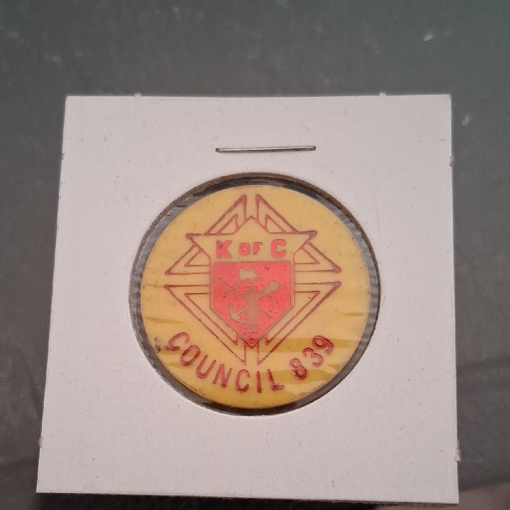KNIGHTS OF COLUMBUS COUNCIL 839 TOKEN
